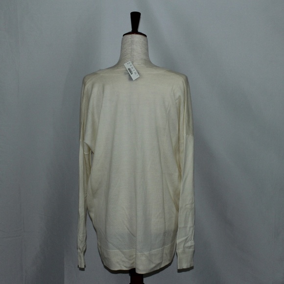 NWT J.Crew Merino V-neck Boyfriend Sweater - Picture 3 of 3